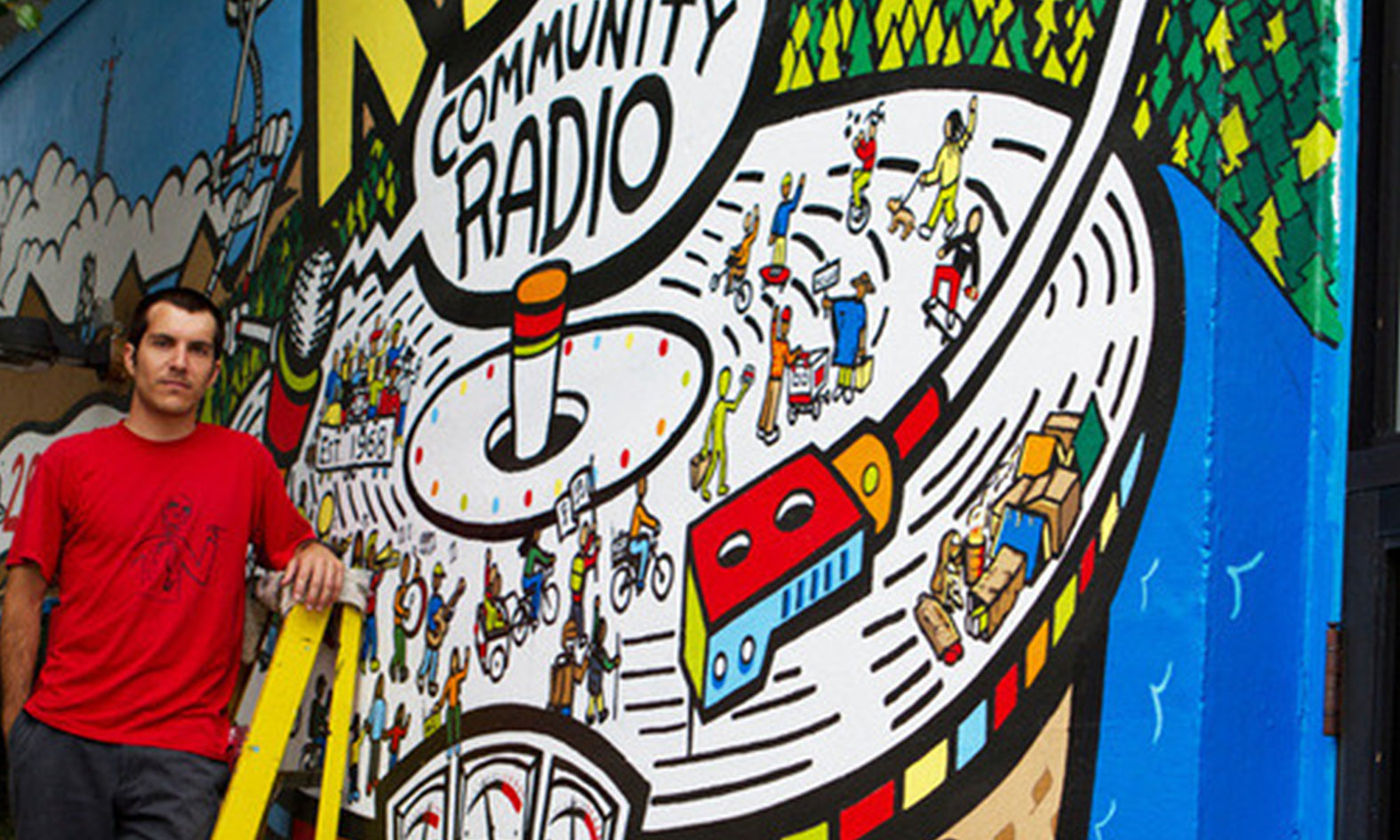 KBOO Community Radio Mural - Portland, OR