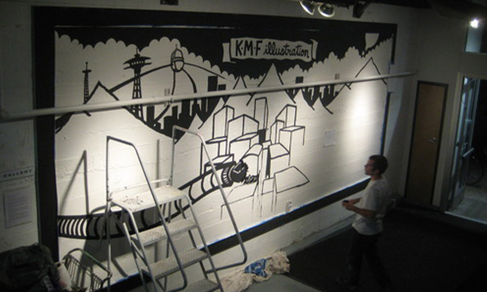 'Robot Cityscape' Mural
