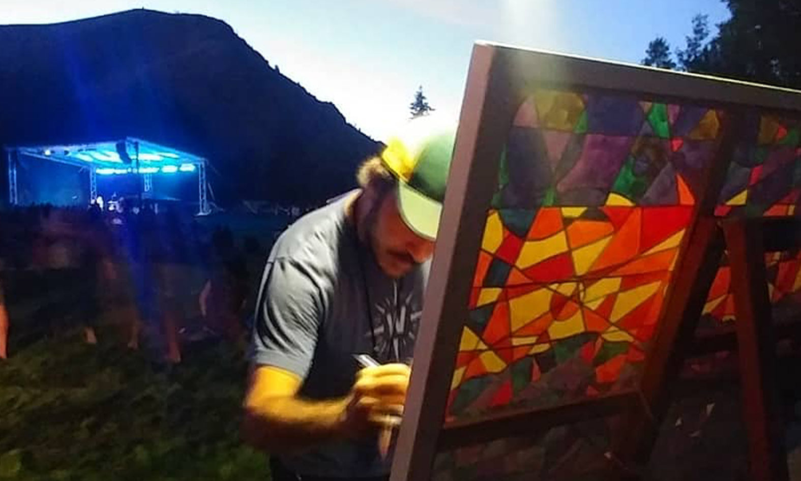 2019: Summer's End Festival Live Painting & Merch Booth