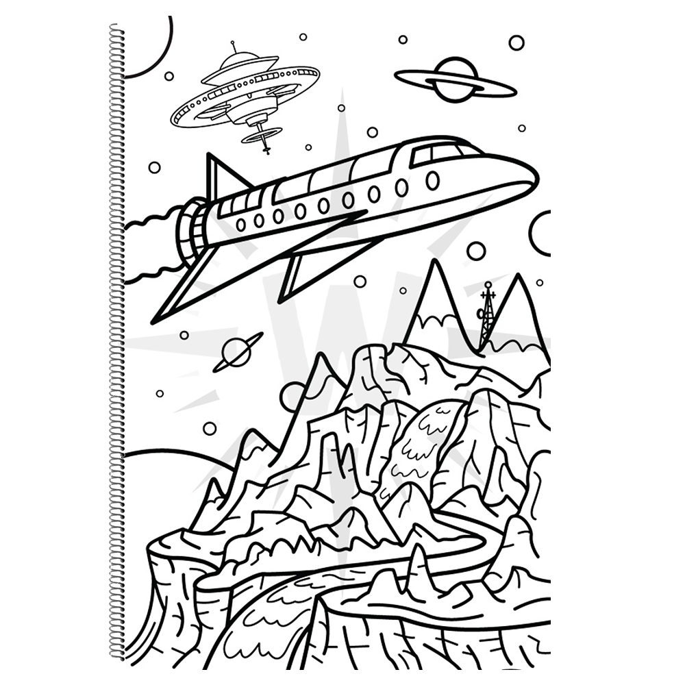 "Sky's The Limit, Vol.1" Coloring Book